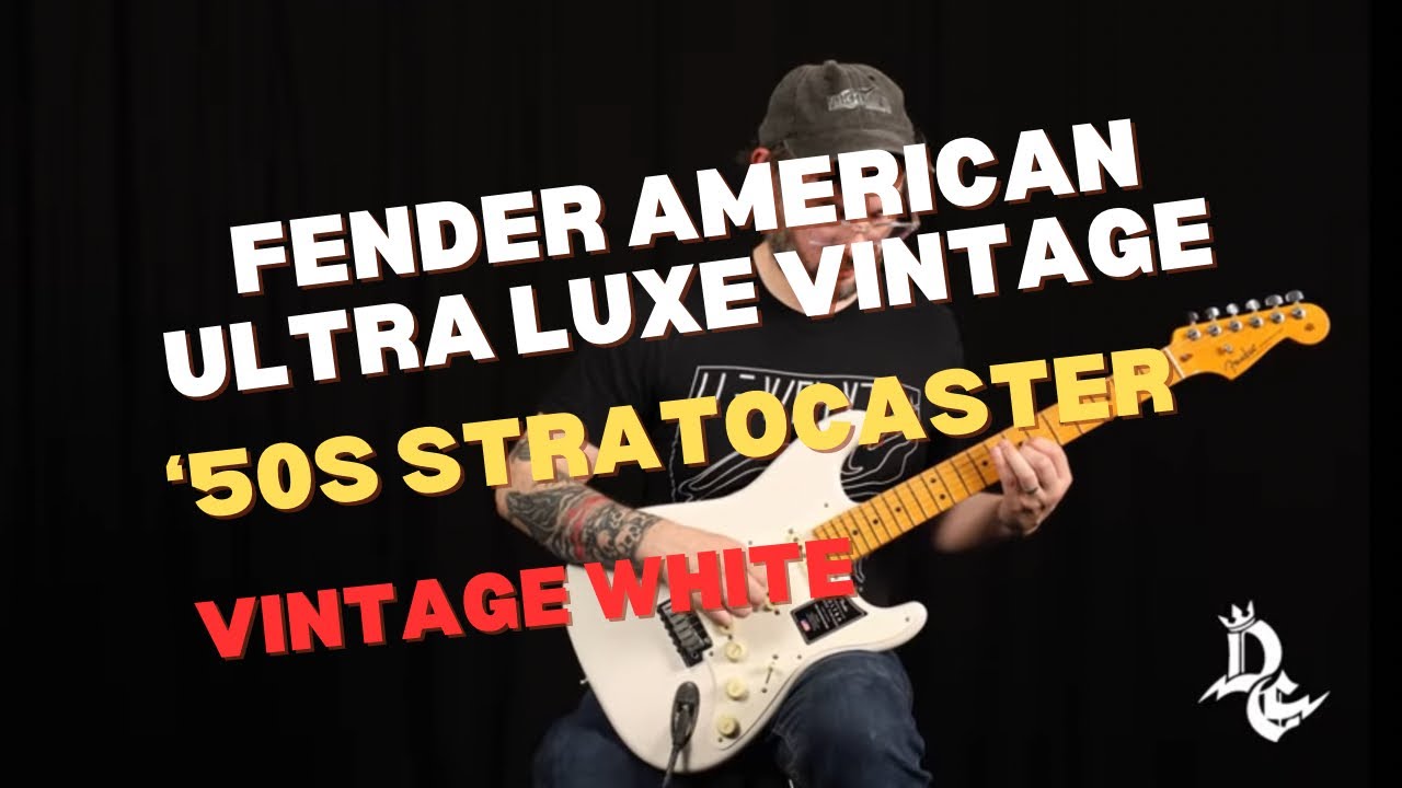 Fender American Ultra Luxe Vintage '50s Stratocaster White Blonde
