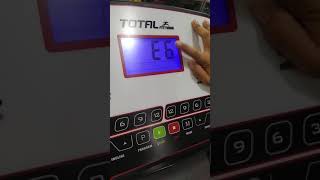 E6 Error on the Total Treadmill TL-630