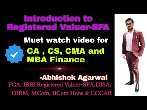 Introduction to IBBI Registered Valuer- SFA | Registered Valuer course details | How to clear Exam