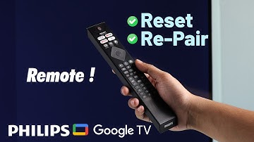 How to Reset Philips Google TV Remote! [Re-Pair]