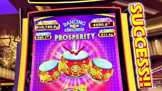 TIME FOR A BIG WIN ON DANCING DRUMS PROSPERITY!!!!