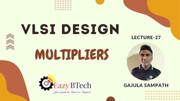 DATA PATH SUBSYSTEMS || MULTIPLIERS || LECTURE 27