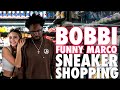 Bobbi althoff and funny marco go sneaker shopping at private selection 