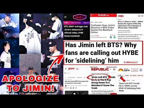 The Truth Behind Jimin S Absence Did HYBE Sideline Him