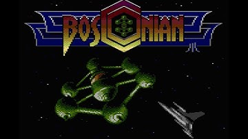 Atari 8-Bit Game Play, Bosconian