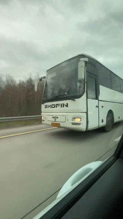 Автобус МАН с маршрутом Скопин - Москва по трассе М-4 «Дон» # ...