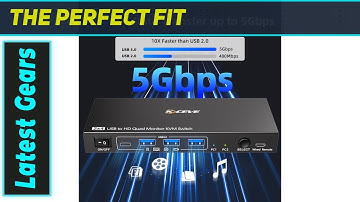 Camgeet 4-Monitor KVM: The Multitasking Beast You Need!