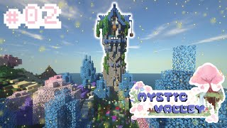 BUILDING MY WIZARD TOWER! I Minecraft Series: &quot;Mystic Valley&quot; #2