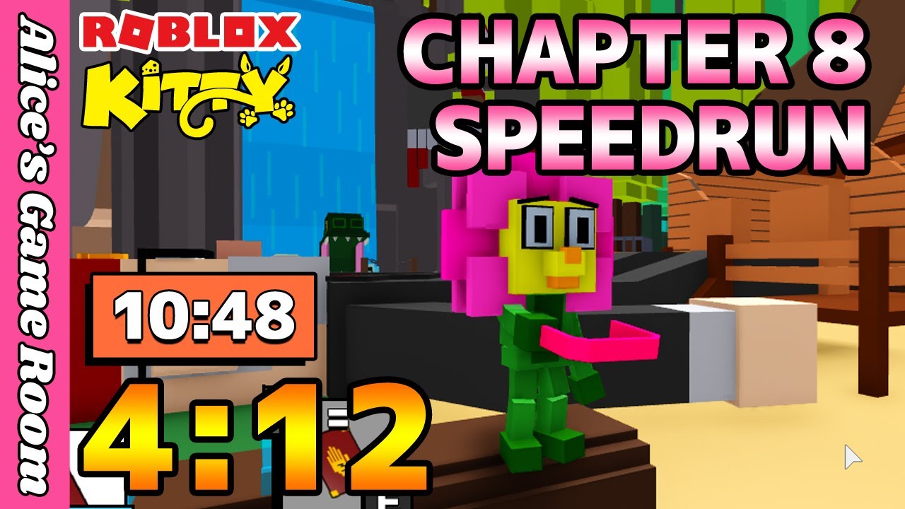 【Roblox Kitty🐹🧀😼】Chapter8 Gravity False【SPEEDRUN⏱】Maybe a world record?