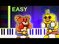 Giant House | SUPER BEAR ADVENTURE ARCADE FIGHTERS - EASY Piano Tutorial