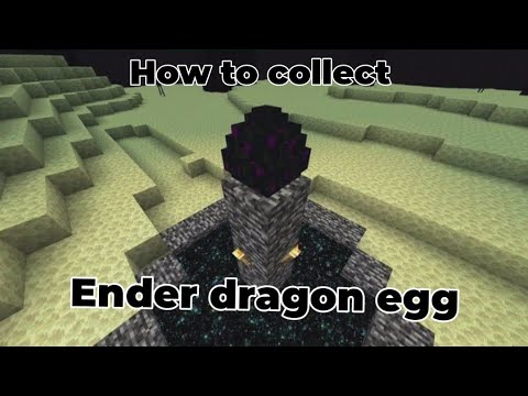 How to collect Ender dragon egg | MINECRAFT | 🐉🥚 | - YouTube