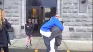 CeCe McDonald being carried out of prison like the Queen Bea she is!