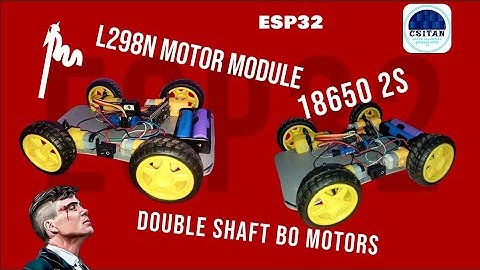 ESP32 Bluetooth Car Dabble L298n 18650 2s battery Bo motors Mobile Control Toy DC Fast Torque Speed