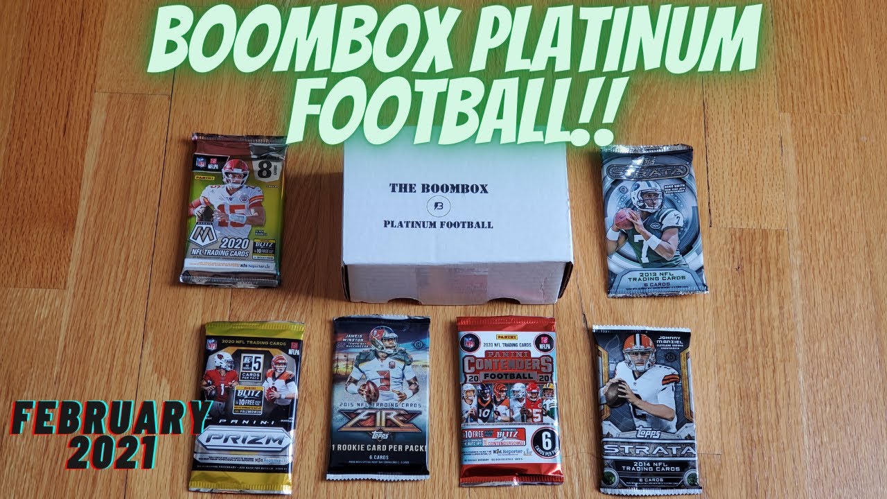 BOOMBOX Platinum FOOTBALL Box Opening!! February 2021 YouTube