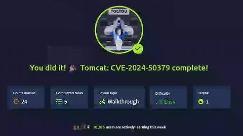 THM CVE 2024 50379 Apache Tomcat Trim
