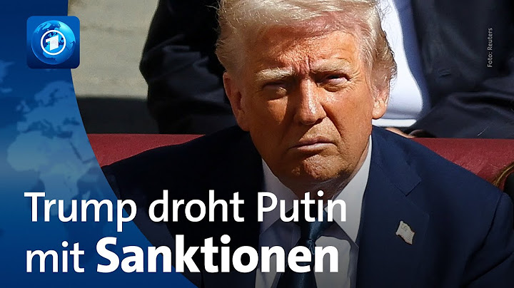 US-Präsident Trump droht Russlands Präsident Putin mit Sanktionen