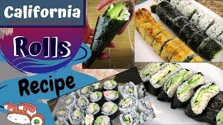 Easy California Roll Recipe | 5 Ways to Wrap the Basic California Rolls