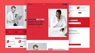 SEO Marketing Website using HTML, CSS, JavaScript & Bootstrap | Free Source Code + Live Preview