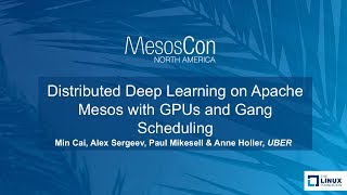 Celebrity Distributed Deep Learning on Apache Mesos with GPUs and Gang Scheduling Profile