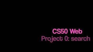 CS50W 2020 - Project 0: Search