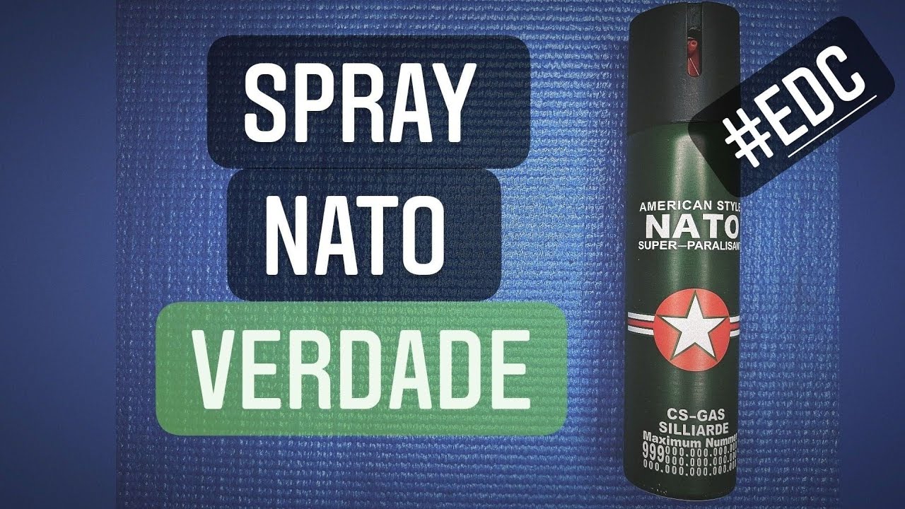 NATO Large Self Defense Spray Security 110 Ml Protection