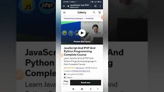 Javascript And PHP And Python programming cource All are free in just 2 coupon code #udemy
