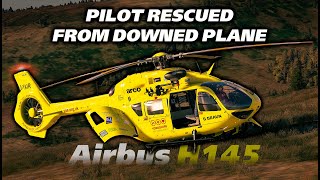 Rescue Downed Pilot in Yorkshire Air Ambulance HEMS Airbus H145 | Microsoft Flight Simulator | screenshot 4