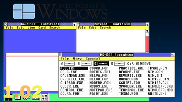 Microsoft Windows 1.02 (1985)