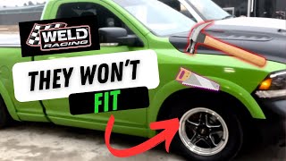 How to fit 17” Weld wheels on a Ram  🔨