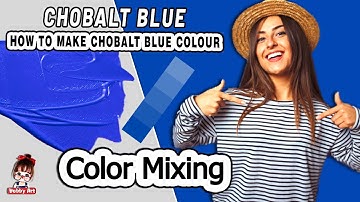 cobalt blue colour | cobalt blue colour making | Color Mixing - Acrylic & Oil paint
