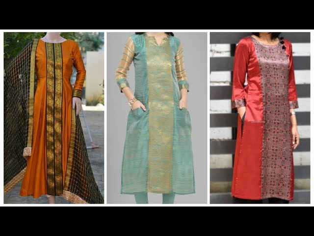 21 Kurti from old saree designs || Saree reuse Ideas | Fancy kurti, Saree  designs, Bandhani dress