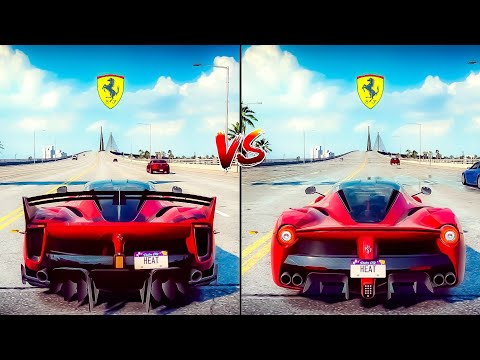 nfs-heat-drag-race:-ferrari-fxx-k-vs-ferrari-laferrari