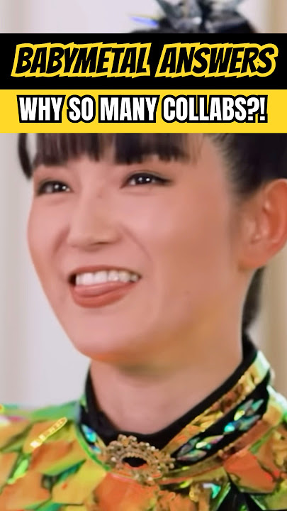 BABYMETAL ANSWERS FANS! Why so many COLLABS? #babymetal #metal #shorts
