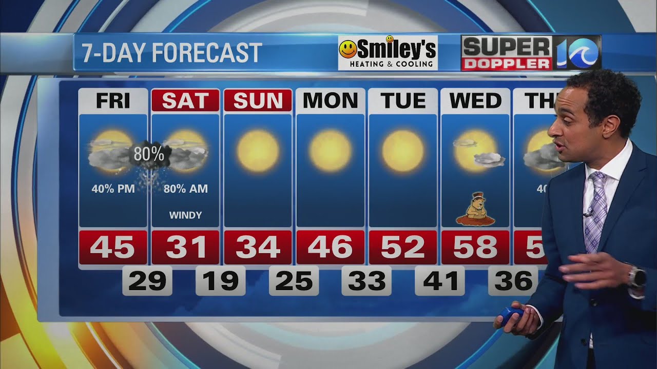 4:45 p.m. Thursday update: More winter weather on the way this weekend ...