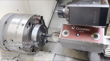 Broach a Keyway on a Lathe with NG-65
