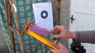 Slingshot from China for 145 USD Training in shooting from 20 m