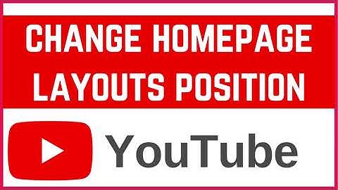How to Change YouTube Channel Homepage Position | Customize YouTube Channel Layout 2025
