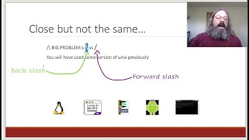 Introduction to using the Linux/Unix command line at the Workshop