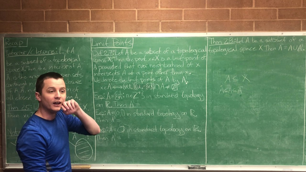 Lecture 12 (Topology)