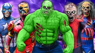 Zombie Superheroes VS Spider-Man VS Avengers!