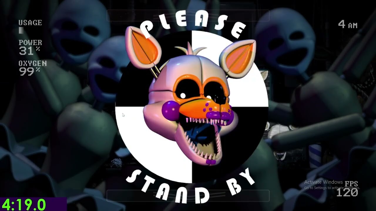 hyper golden freddy - sister location super custom night
