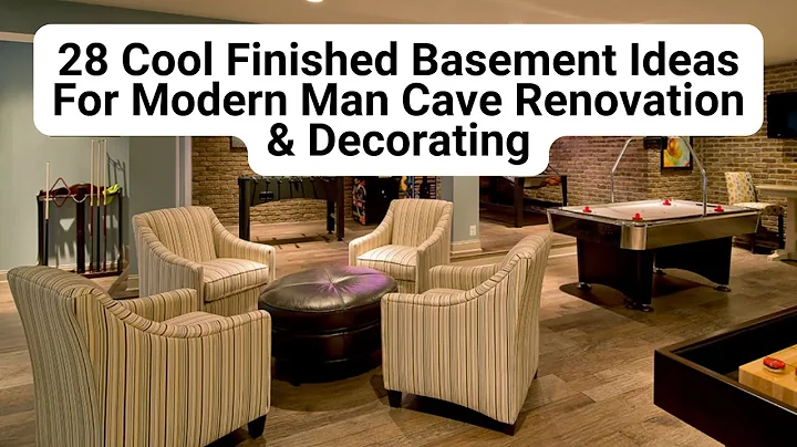 28  Cool Finished Basement Ideas For Modern Man Cave Renovation & Decorating