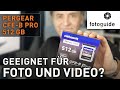 TEST : Geeignet für Foto UND Video? Die Pergear CFE-B Pro 512 GB Speicherkarte