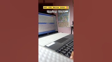My typing speed for SSC CGL Mains⌨️📚#ssc #motivation #shorts #viralvideo #typing