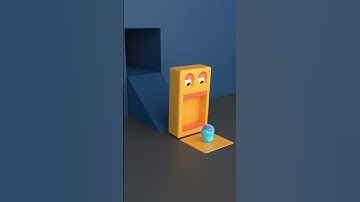 Monster Cube vs Monster Skull #loop #animation #viral #monster