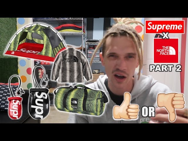 SUPREME x THE NORTH FACE PART 2 SNAKE SKIN!! COP OR DROP?? - YouTube