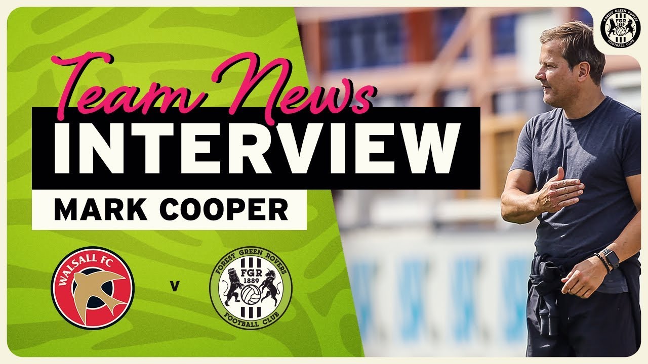 football score TEAM NEWS | Mark Cooper team pre-Walsall away