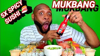 5X SPICY SUSHI  SEAFOOD MUKBANG 해물먹방 ... EATING SHOW 먹방 ...