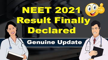 NEET 2021 Result Finally Declared || neet 2021 latest news