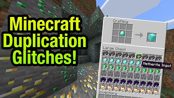 2 MINECRAFT DUPLICATION GLITCHES FOR BEDROCK EDITION 1.16.4! PS4,XBOX,WINDOWS,MCPE,SWITCH